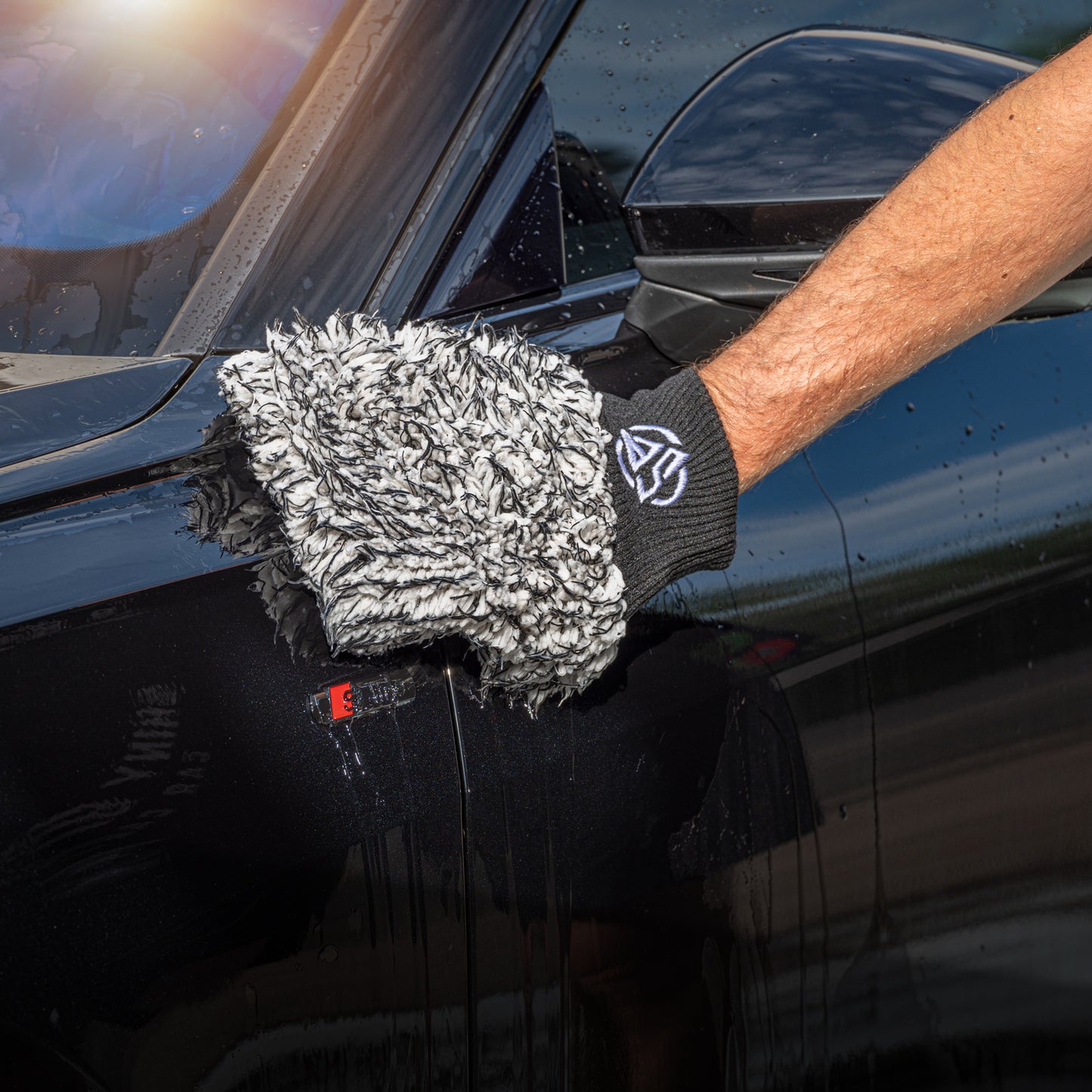 Microvezel washandschoen