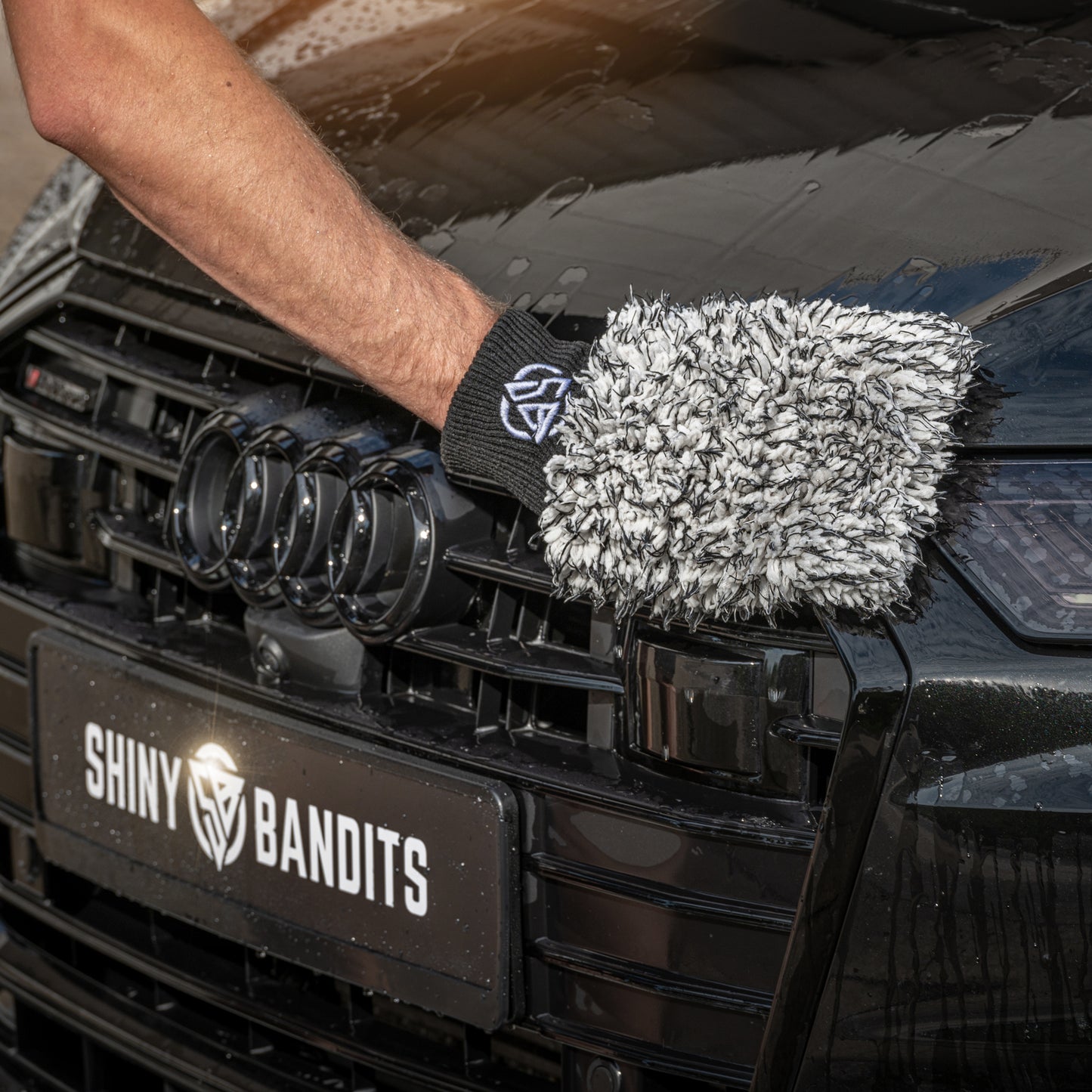 Microvezel washandschoen