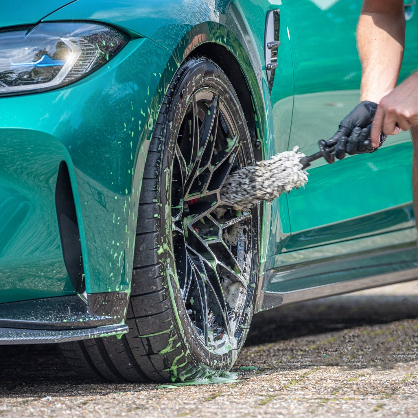 Wheel Woolie - velgenborstel