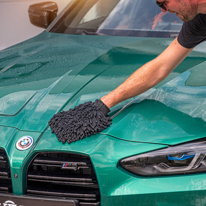 Chenille Washandschoen