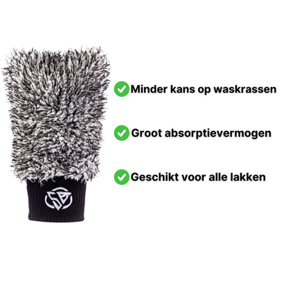 Microvezel washandschoen